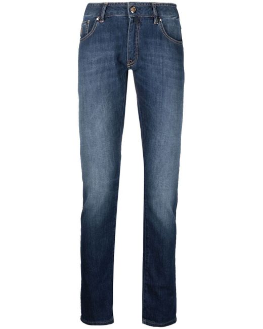 Moorer mid-rise straight-leg jeans