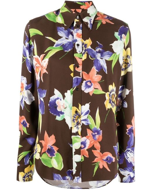 Ralph Lauren Purple Label floral-print blouse