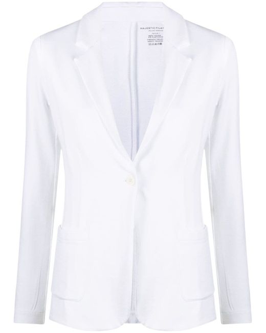 Majestic Filatures single-breasted fitted blazer