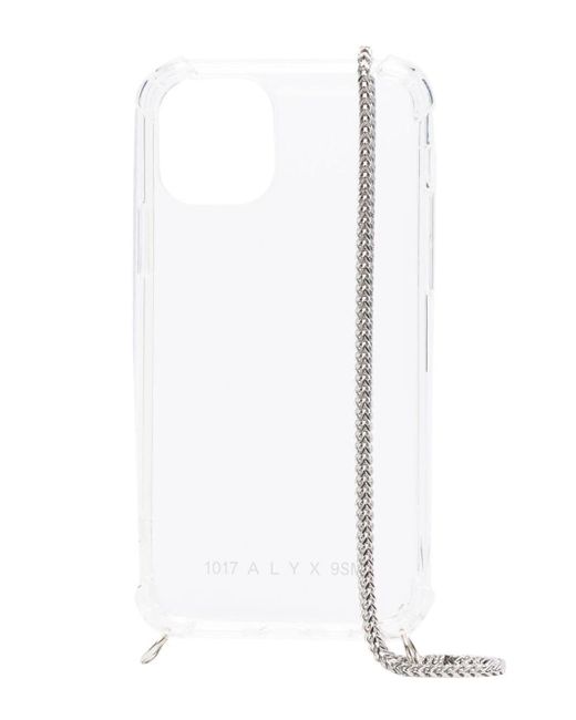 1017 Alyx 9Sm chain-link clear iPhone 12 case