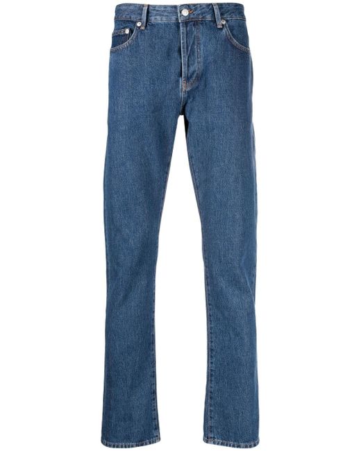 Officine Generale straight-leg cotton jeans
