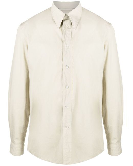 Lemaire straight-point collar shirt