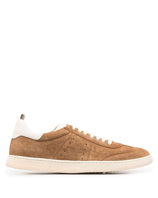Officine Creative low-top suede trainers