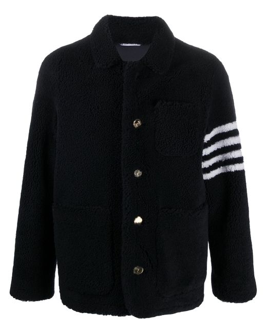 Thom Browne 4-Bar shearling jacket