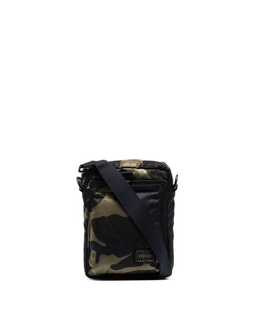 Porter-Yoshida & Co. Vertical camouflage-print shoulder bag