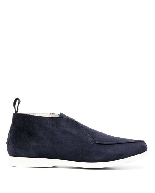 Kiton suede slip-on boots