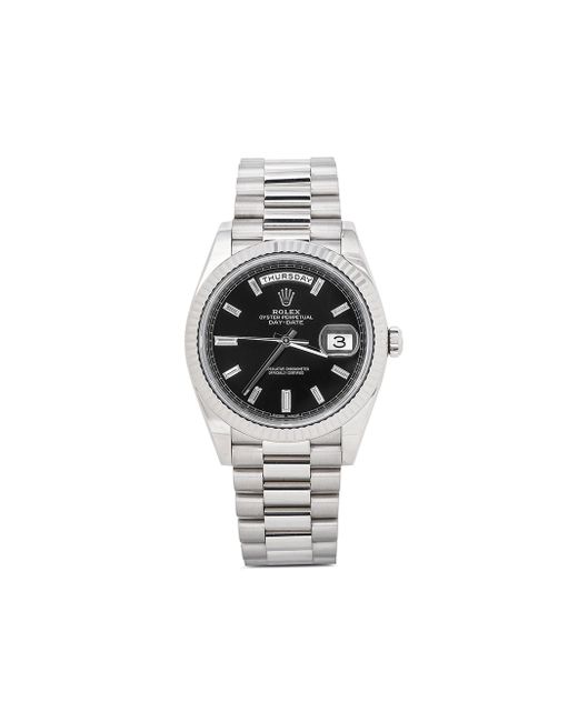 Rolex 2015 pre-owned Day-Date 40mm