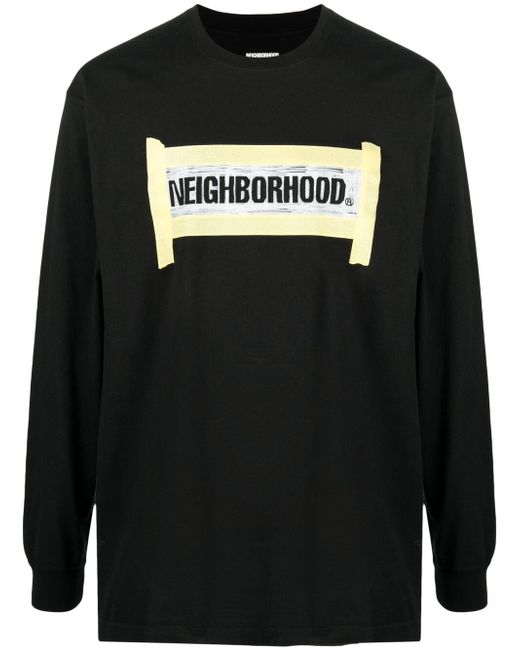 Neighborhood logo-print cotton sweatshirt