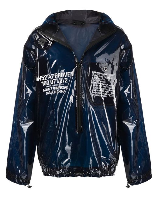 Sankuanz high-shine hooded pullover jacket