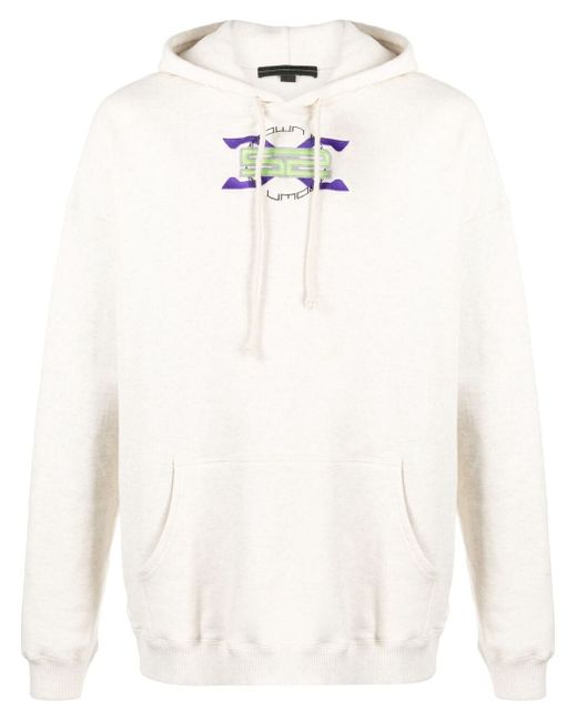 Sankuanz logo-print cotton hoodie