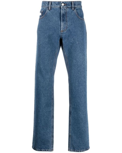 Gcds mid-rise straight-leg jeans