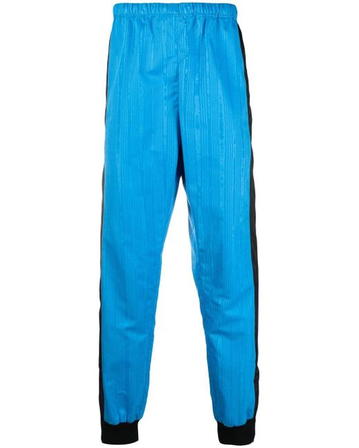 Marine Serre colour-block elasticated trousers