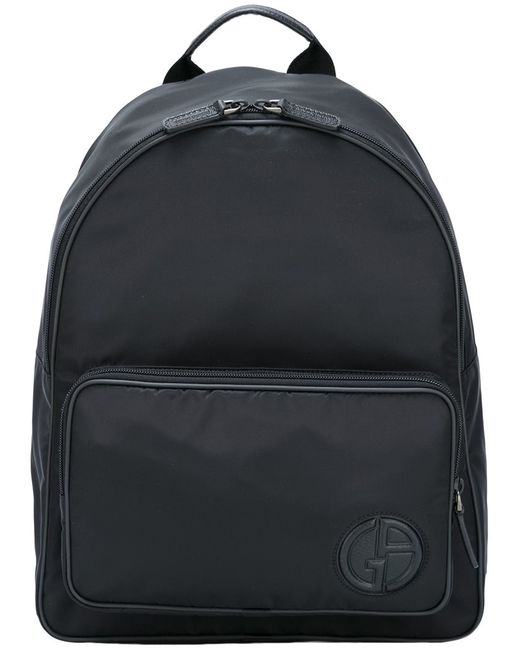 Giorgio Armani logo backpack