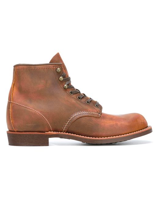 Red Wing lace-up boots 8 Calf Leather/rubber/Leather