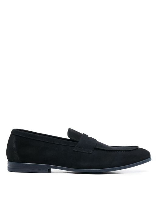 Doucal's suede slip-on loafers