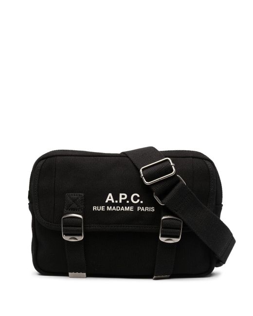 A.P.C. . logo print belt bag