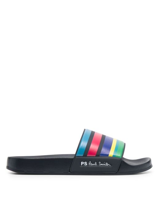 PS Paul Smith striped sliders