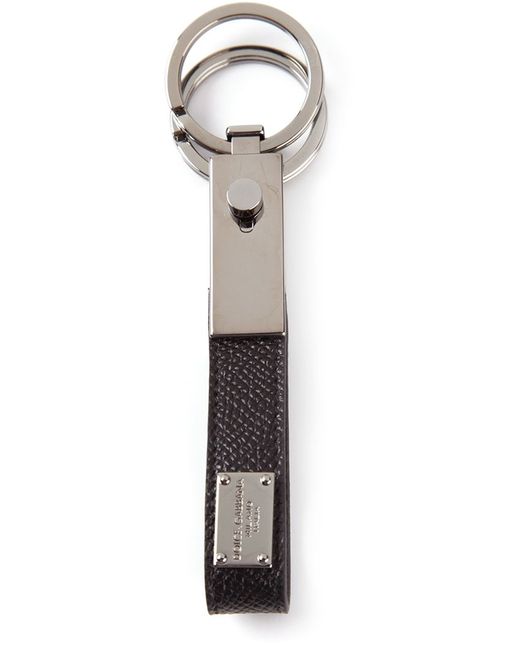 Dolce & Gabbana Dauphine key ring Calf Leather/Metal Other