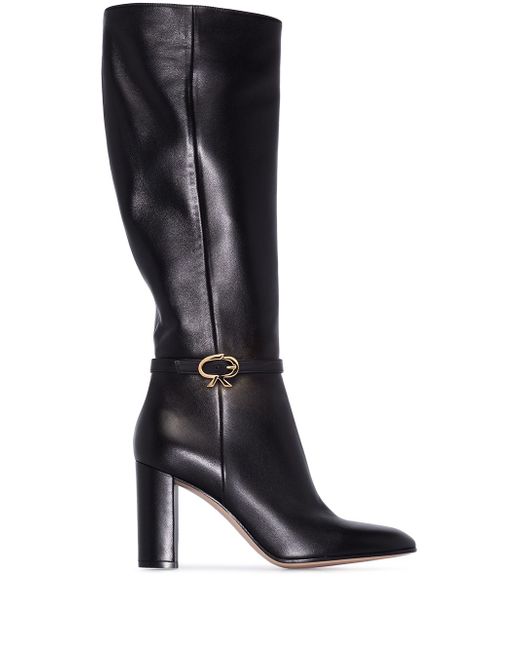 Gianvito Rossi Ribbon 85 knee-high leather boots