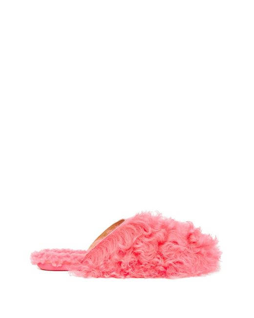 Molly Goddard X UGG shearling slippers