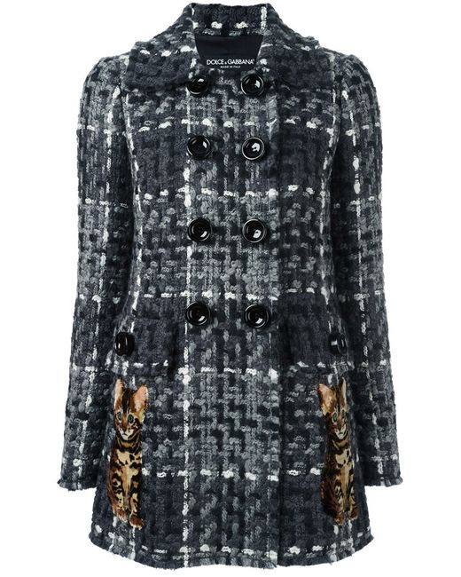 Dolce & Gabbana bouclé short coat 40 Wool/Polyamide/Cotton/Silk