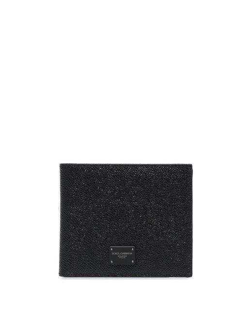 Dolce & Gabbana Dauphine leather bifold wallet