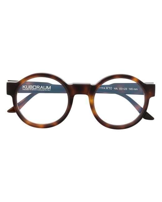 Kuboraum round frame glasses
