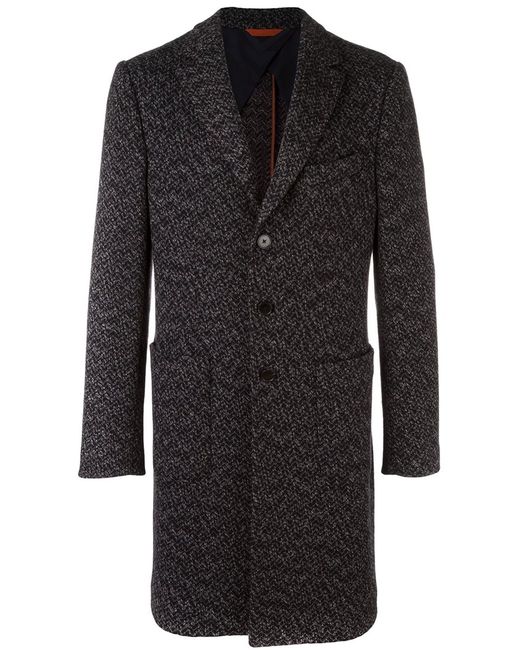 Missoni chevron pattern coat 50 Wool/Alpaca/Cotton/Polyester