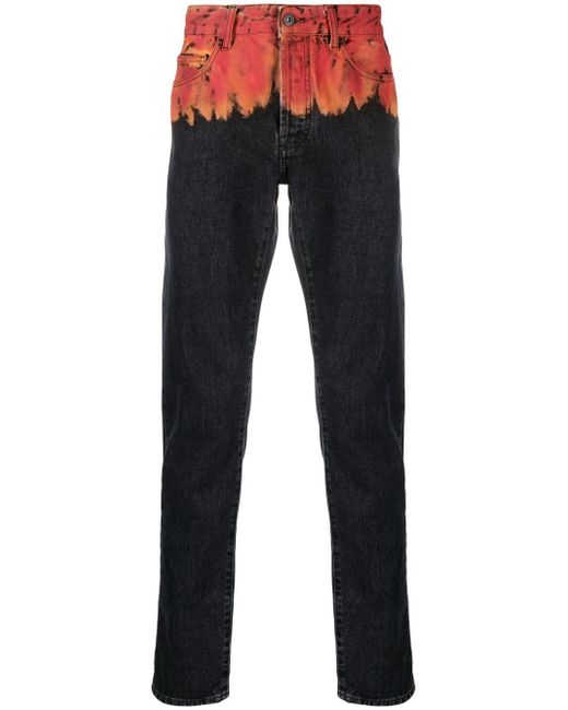 Marcelo Burlon County Of Milan flame-print jeans