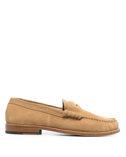 Rhude strap-detail suede loafers