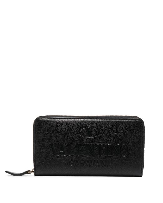 Valentino Garavani logo-debossed wallet
