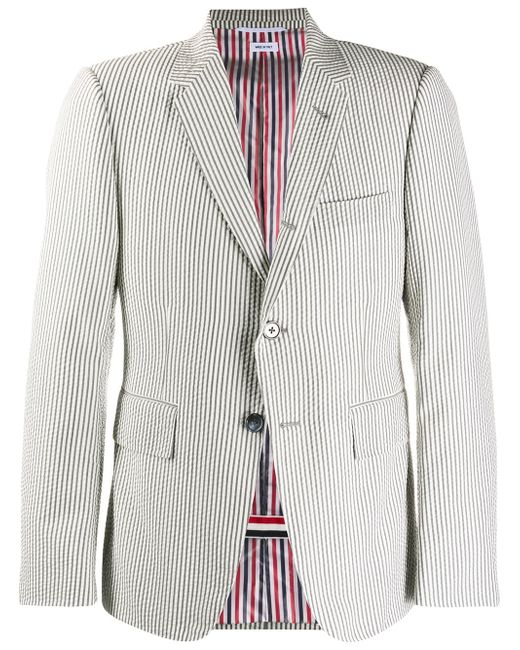 Thom Browne striped single-breasted blazer