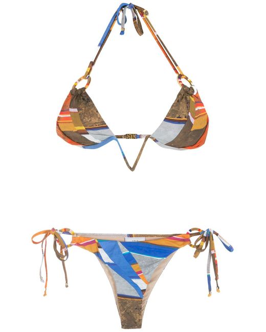 Amir Slama print Eco bikini set