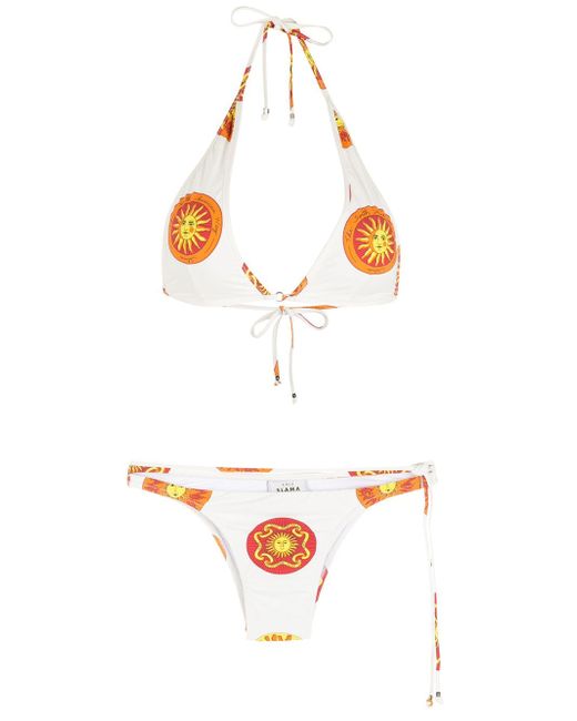 Amir Slama print Sol bikini set