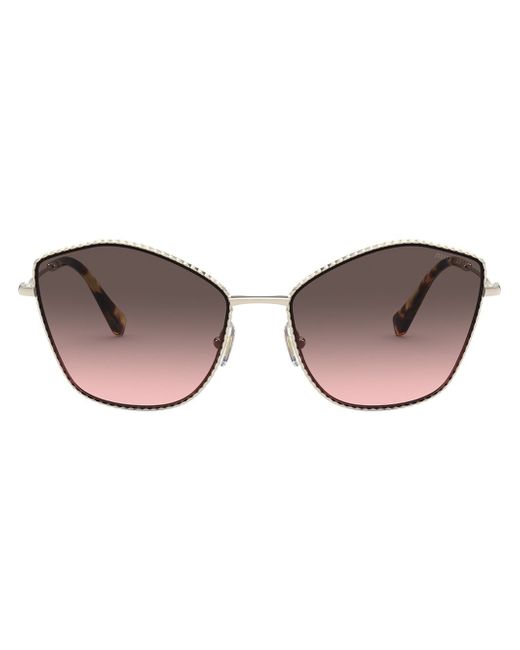 Miu Miu oversize-frame gradient sunglasses