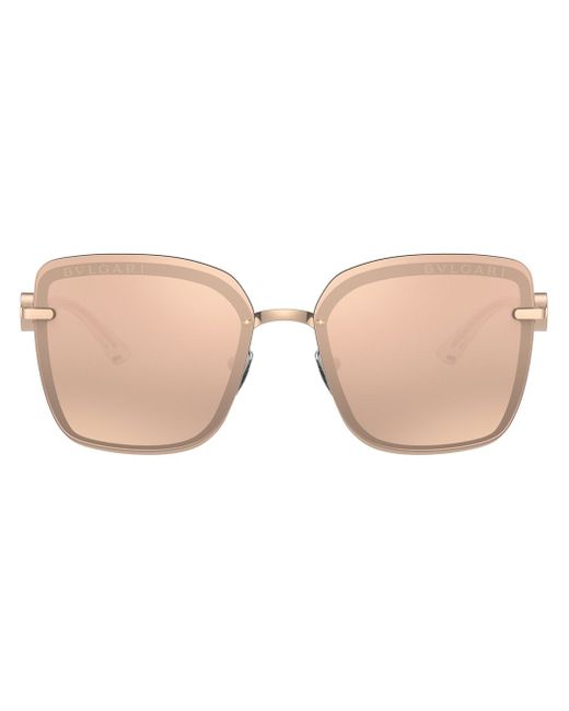 Bvlgari oversize frame sunglasses