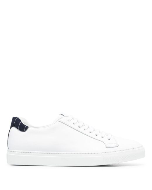 Scarosso pinstripe-counter sneakers