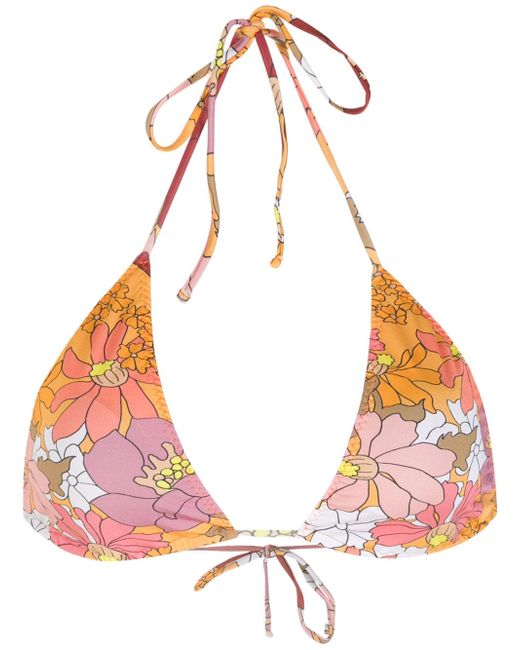 Clube Bossa floral-print bikini top