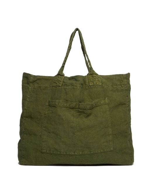 Once Milano weekend linen tote bag