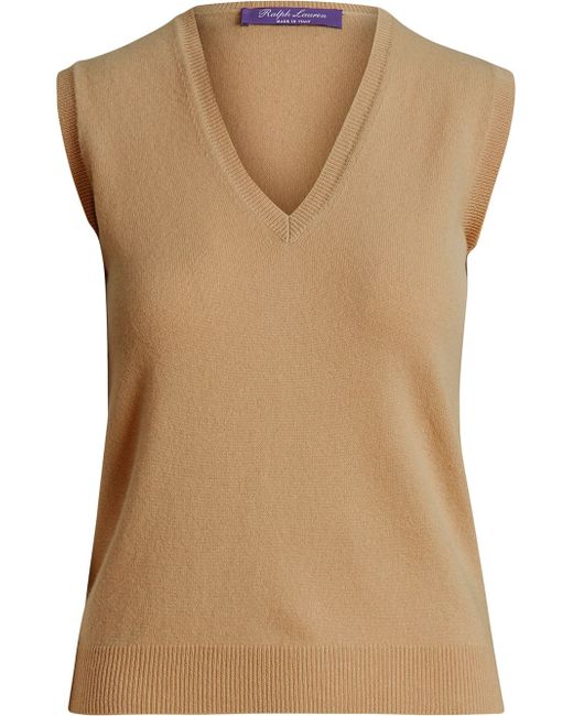 Ralph Lauren Collection V-neck sleeveless vest