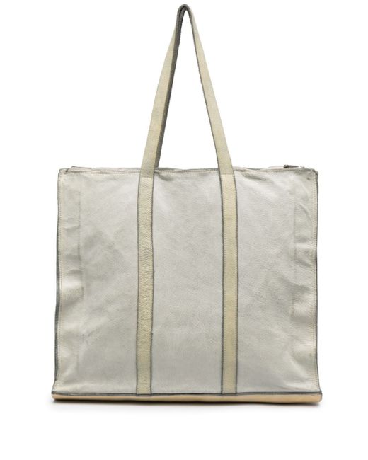 Guidi folded leather shoulder bag