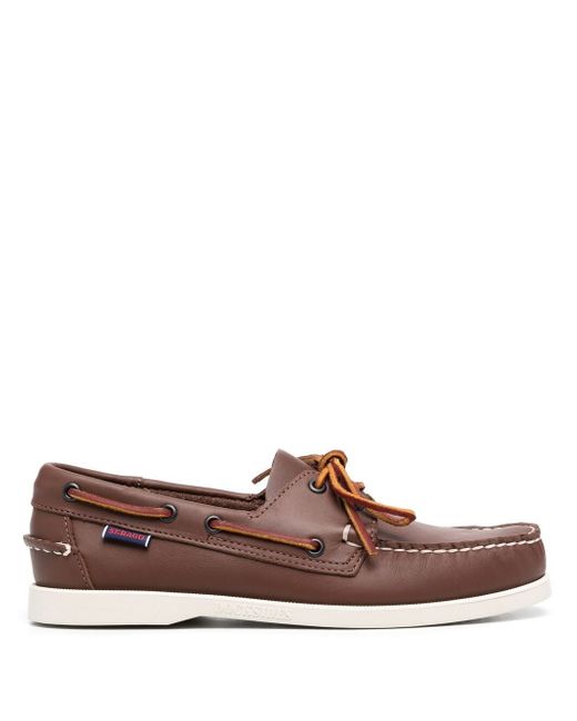 Sebago lace-up leather loafers