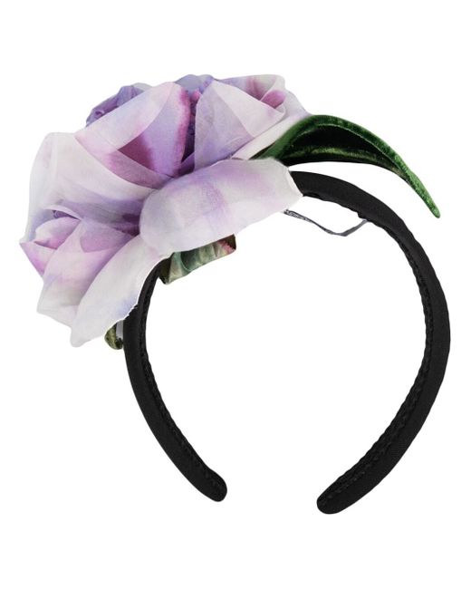 Dolce & Gabbana floral-embellished headband