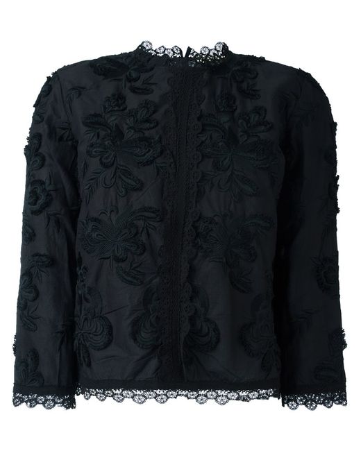 Vanessa Bruno lace detailing blouse 36 Cotton/Polyester