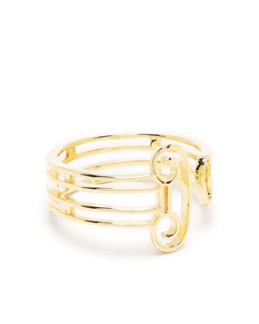Aries cut out-detail band ring
