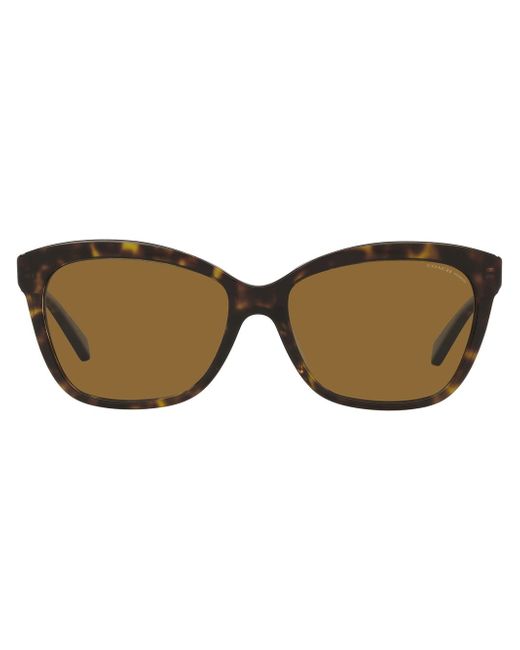 Coach tortoiseshell-frame sunglasses