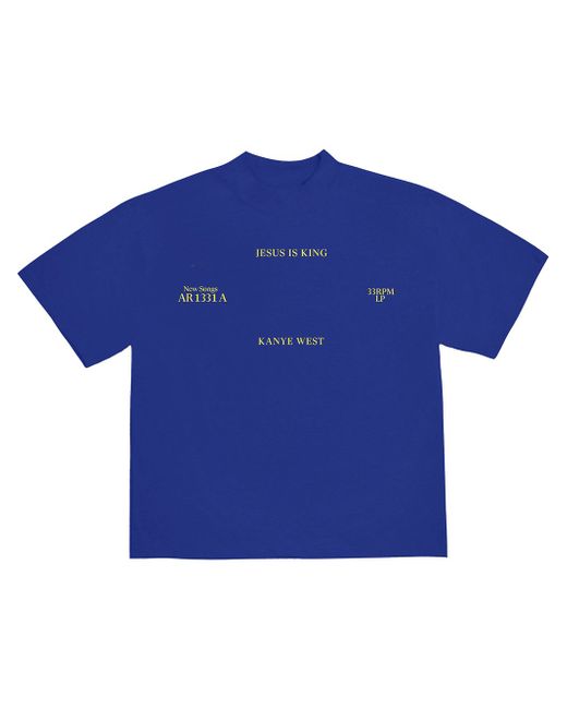 Kanye West Jesus is king Vinyl T-shirt