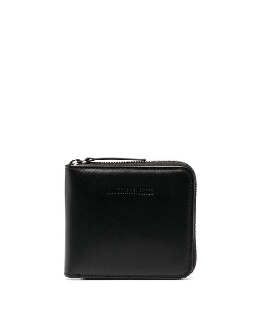 Ann Demeulemeester embossed-logo leather wallet