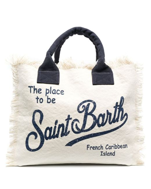 Mc2 Saint Barth Vanity fringed tote bag