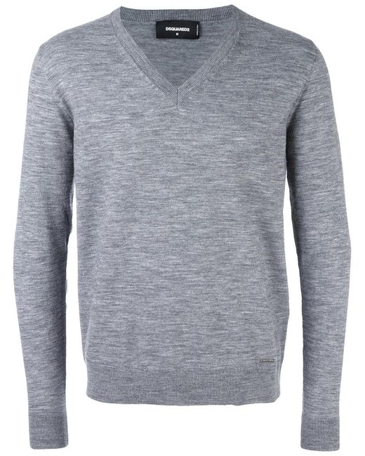 Dsquared2 v-neck jumper Medium Polyester/Wool